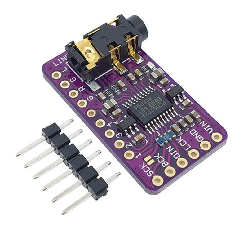 

Цифровой аналоговый преобразователь PCM5102 I2S, зеркальный аудио ЦАП, модуль декодера, стерео ЦАП, голосовой модуль для Raspberry Pi