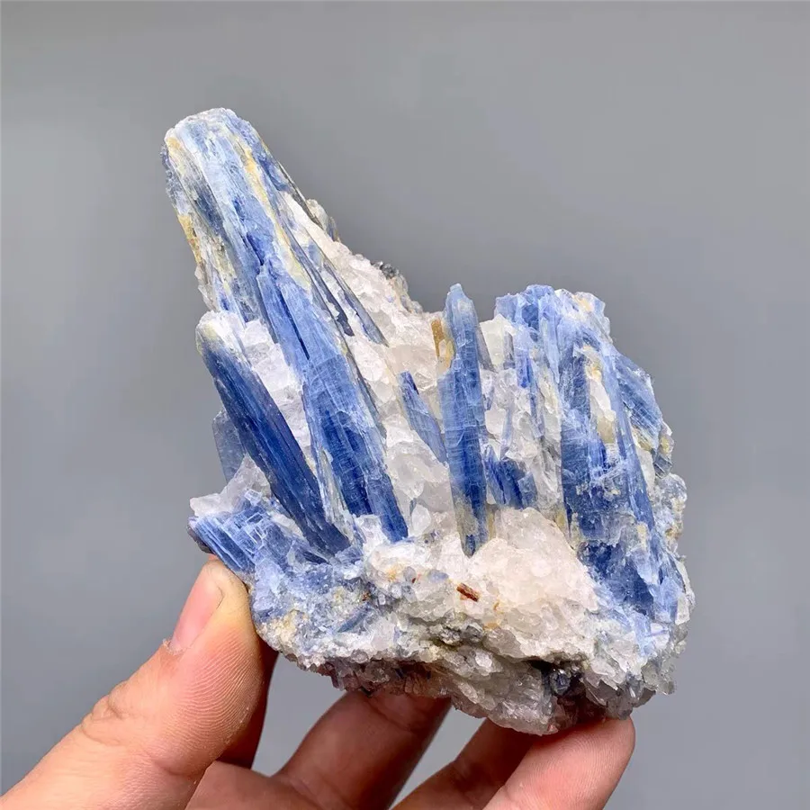 

Rough Natural Crystals Blue Kyanite Stones and Minerals Teaching Specimen Energy Point Reiki Healing Luck room Decoration