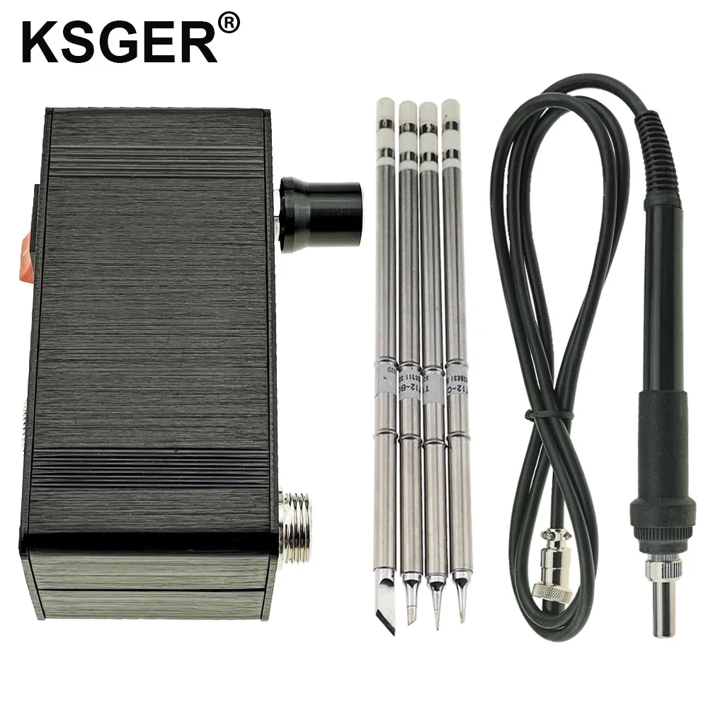KSGER мини-паяльная станция T12 DIY STM32 V3.1S OLED сварочные наборы с железными