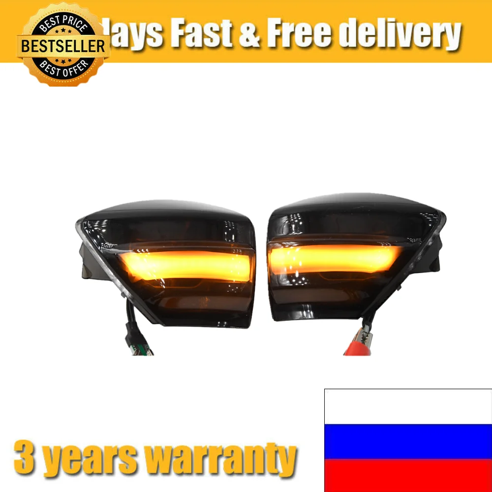 

For Ford S-Max 07-14 Kuga C394 08-12 C-Max 11-19 Dynamic Turn Signal Light Side Mirror Sequential Blinker Indicator Lamp