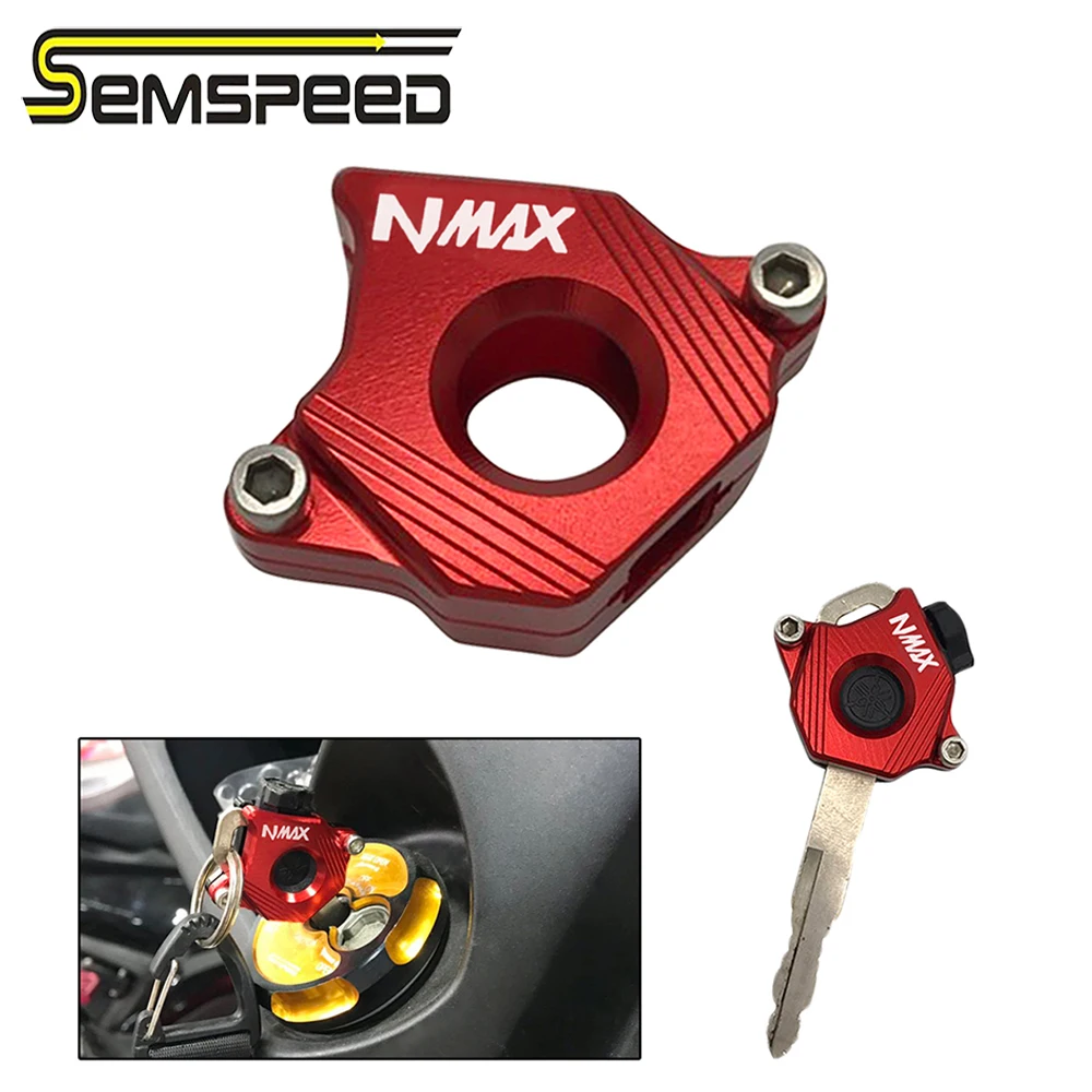 SEMSPEED мотоцикл NMAX логотип с ЧПУ Крышка для ключа сумка крышка Украшение головка