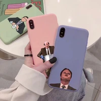Michael Scott The Office Funny Humor Soft Silicone phone Case for iphone Pro Max Plus Cover Coque
