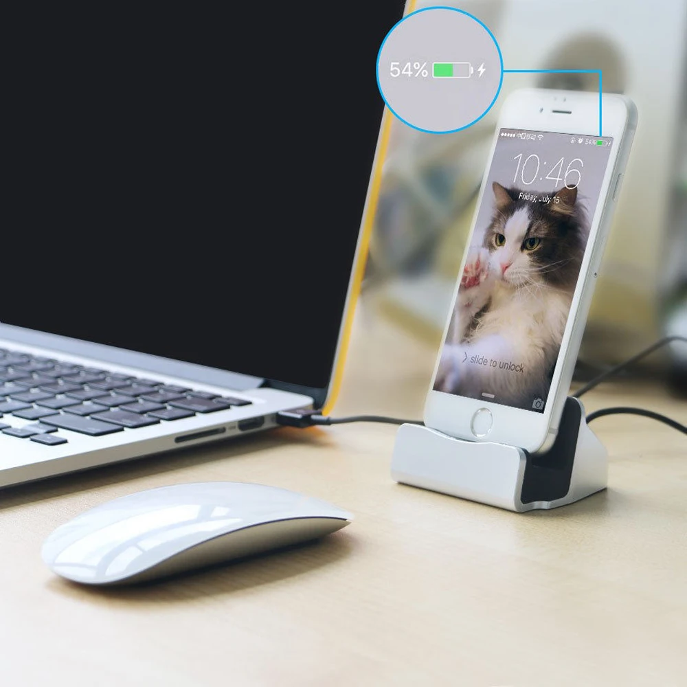 Зарядное устройство док Cradle Charging Sync Dock для iPhone x/8/7/6 samsung galaxy s9 + huawei mate 20 x Тип C