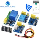 Релейный модуль ESP8266 с Wi-Fi, 5 В, DS18B20 DHT11, RGB LED управление, для умного дома, с дистанционным управлением, с управлением через приложение для телефона