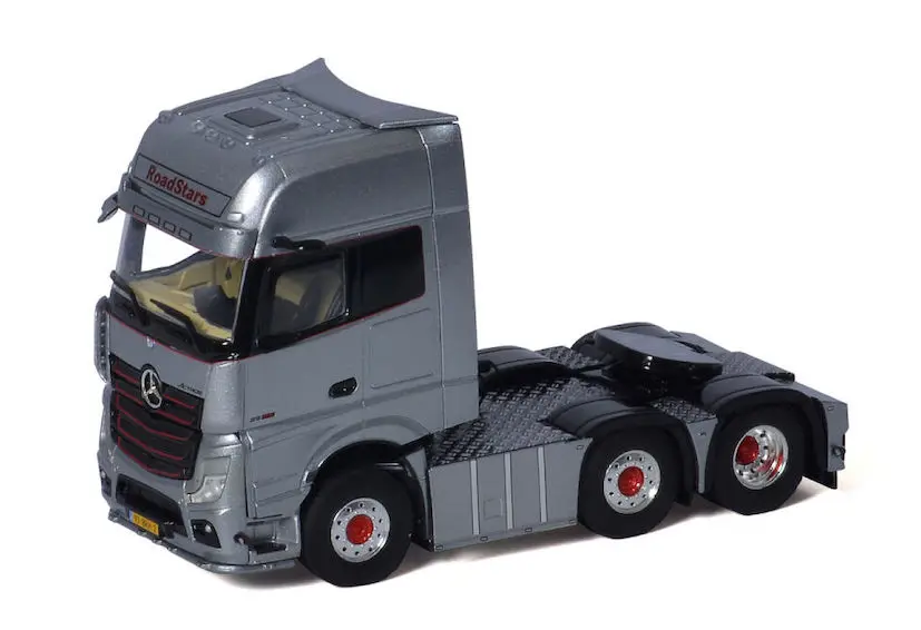

Collectible Alloy Model Gift WSI 1:50 Scale BENZ MB MP5 GIGA 6X2 Tag axle Truck Tractor Trailer Diecast Toy Model 03-1134
