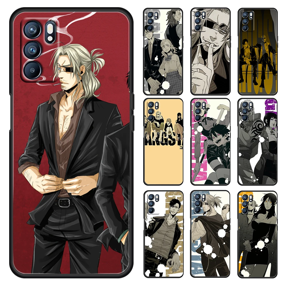 Gangsta Japanese Anime For OPPO Reno 6 5 4 3 2 5Z 5F 5K ACE 10 X ZOOM 4G 5G Pro Plus Silicone Soft Black Phone Case Shell