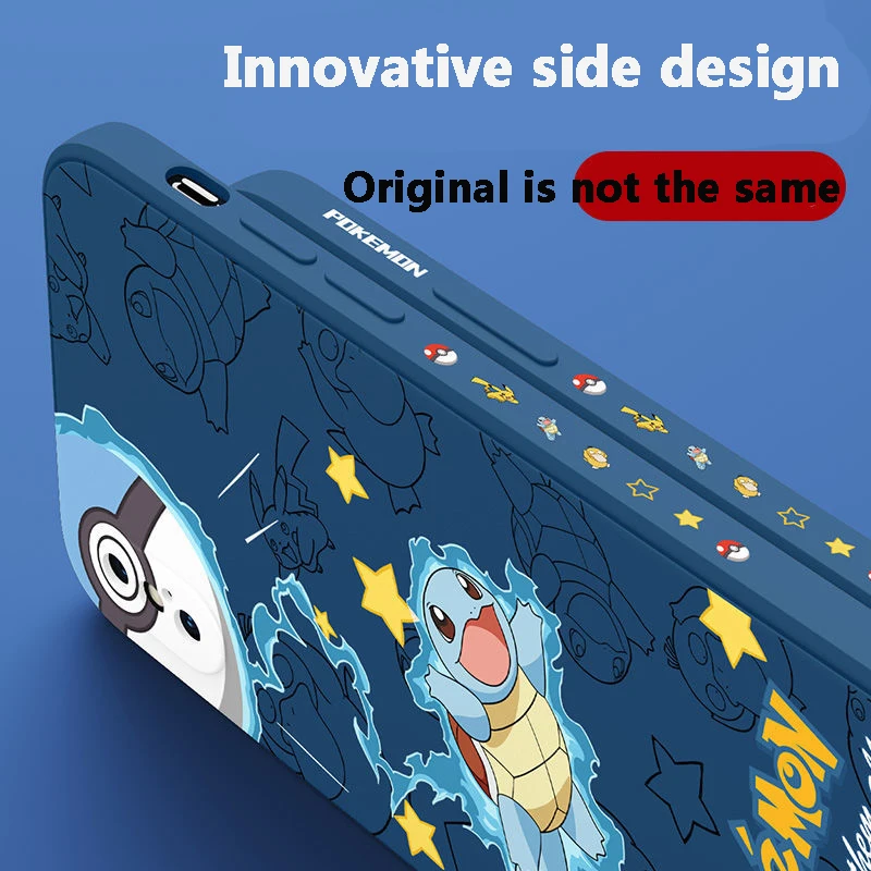Новый чехол для телефона Pokemon Pikachu мультяшный силиконовый 12 11 Pro Max Mini XR XS 7/8 SE Plus HUAWEI