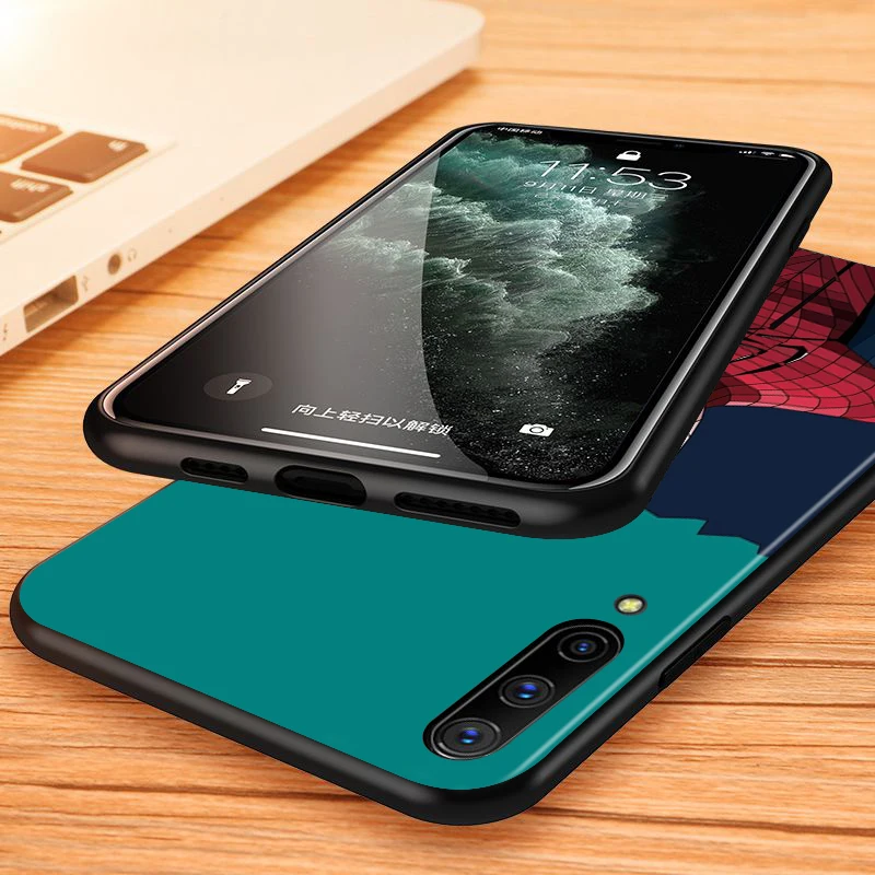 

Marvel Avenger Spiderman for Samsung Galaxy A90 A80 A70S A70 A60 A50 A40 A30 A20 A10 A2 Core Black Phone Case