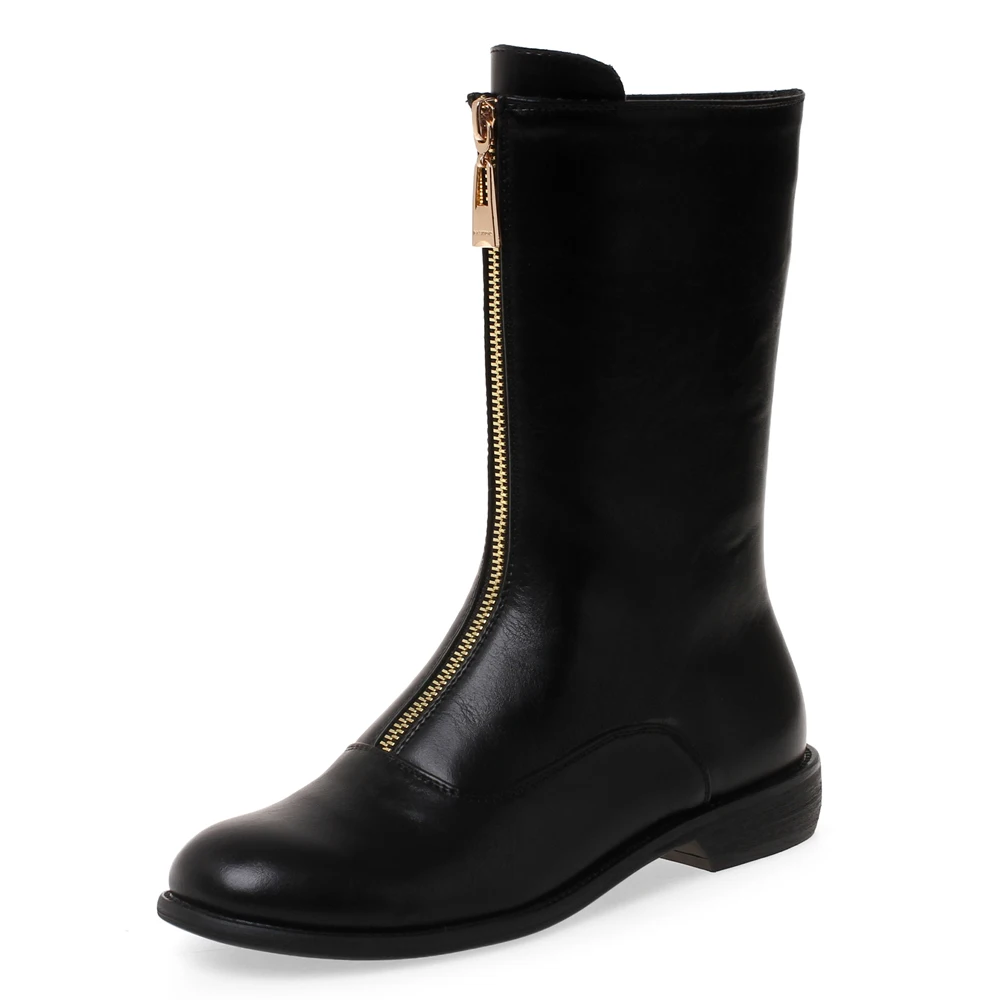 

Теплые сапоги до середины икры на молнии для отдыха на плоской подошве из искусственной кожи на низком каблуке женские сапоги бордового цвета средней длины Удобная бархатная теплая обувь белого цвета