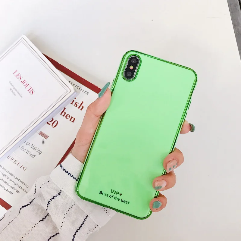 Matcha Green Корпус телефона с гальваническим покрытием для samsung Galaxy A50 A70 A30 A40 S9 S10 плюс S10e Note 9 чехол тонкий мягкий силиконовый чехол Крышка средств - Цвет: Matcha Green