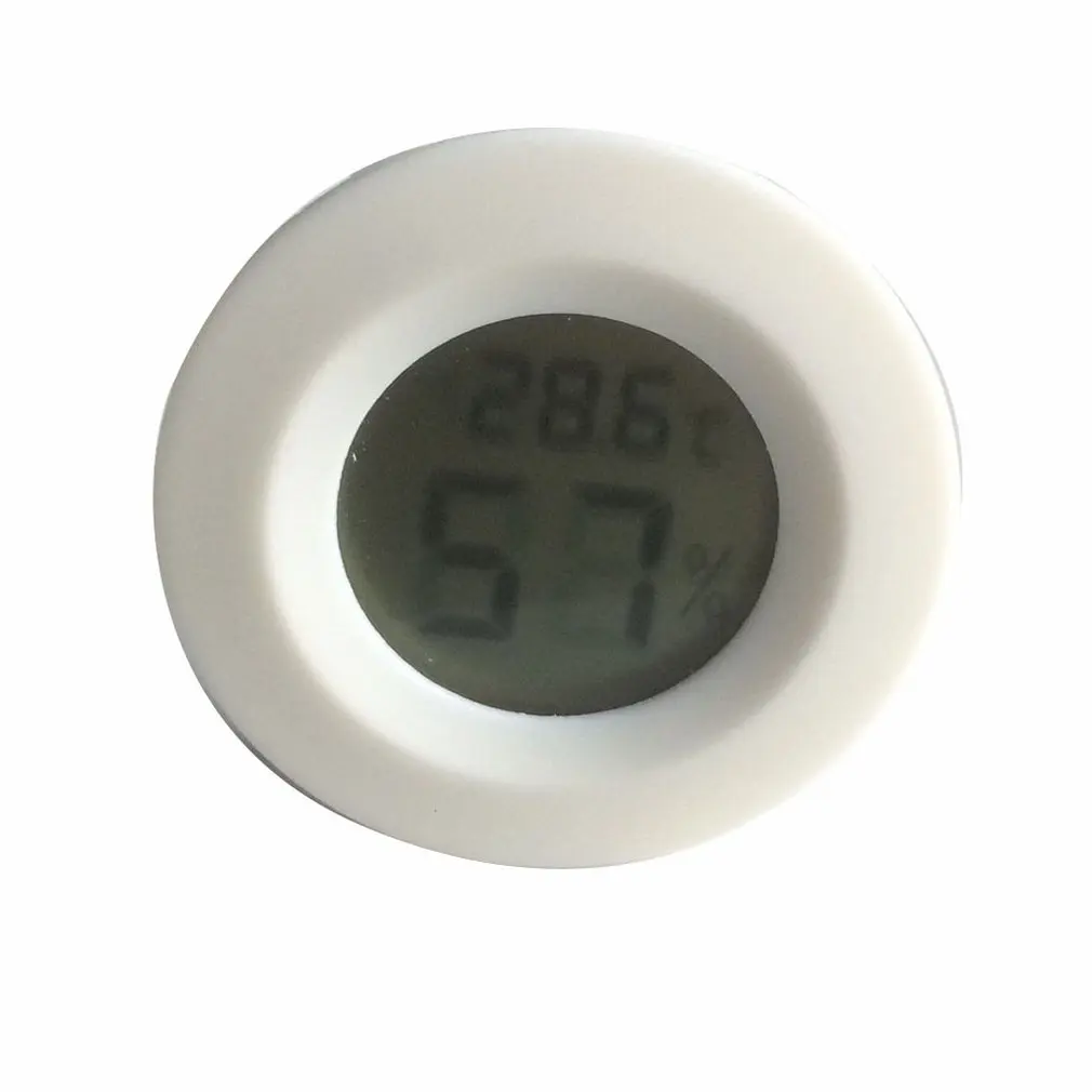 Круглый термометр встроенный электронный цифровой и увлажнитель ПЭТ акриловый