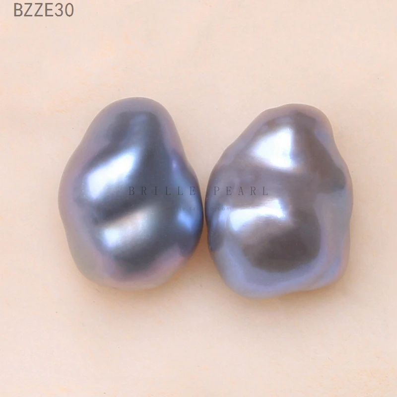 Серьги с натуральным пресноводным жемчугом 9 12 мм|Бусины| |