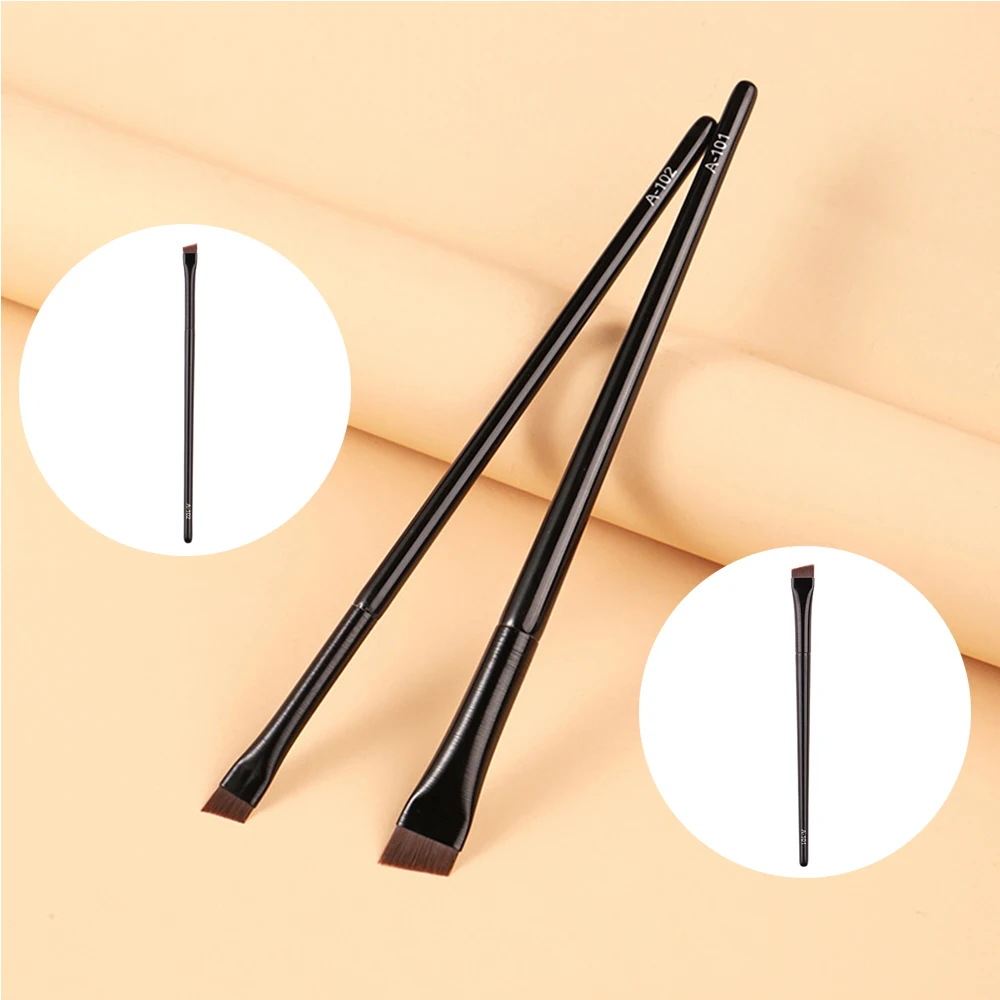 

Brow Contour Brush Eyebrow Eyeliner Brush Professional Small Angled Ultra-thin Bevel Knife Edge Makeup Brush Tools