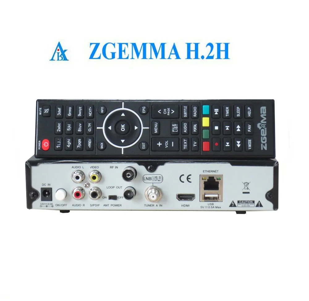 Новейший UHD 4K ZGEMMA H9.2H DVB-S2/DVB-C/T2 H.265 Enigma2 Linux 4,1 Система DVB Декодер приемник с ультра-быстрым четырехъядерным процессором