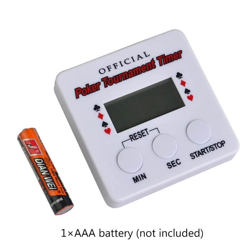 

Casino Poker Tournament Timer Digital Dealer Timer Black Jack Plastic Poker Chips Game Accessories