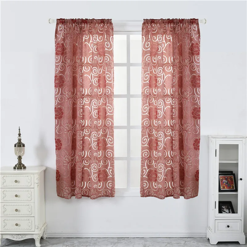 Модные шторы с цветочным принтом занавески пузырей 2020 новинка полузатемненные