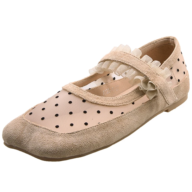 

Breathable mesh platform sandals spring summer new style net red wild student set feet round head fisherman shoes
