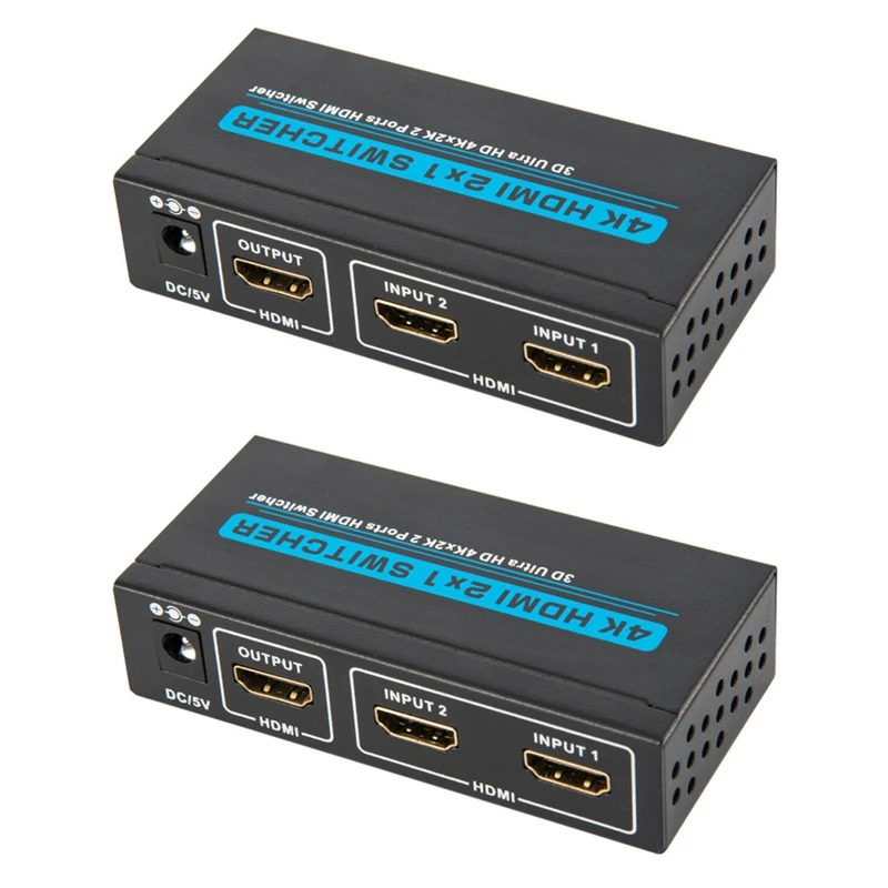 

HDMI 2X1 Two in One Out 4K Switch Supports Distance of More Than 15 M