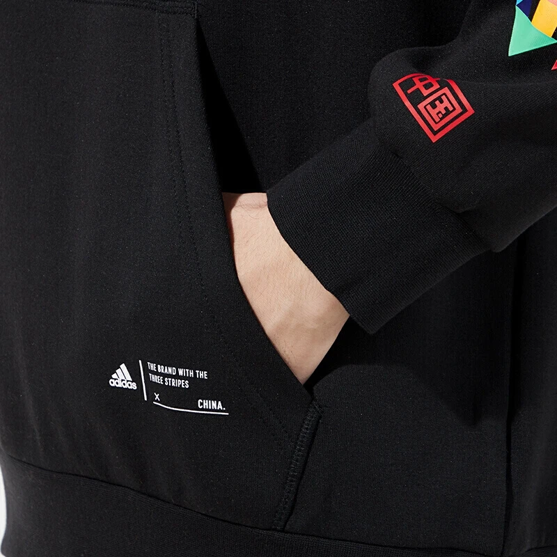 Оригинальное новое поступление толстовки Adidas CHN Мужской пуловер спортивная