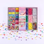 Бусины Makersland для изготовления ювелирных изделий, разноцветные бусины, Наборы украшений, эластичный браслет, ожерелье для детей, креативный подарок ручной работы