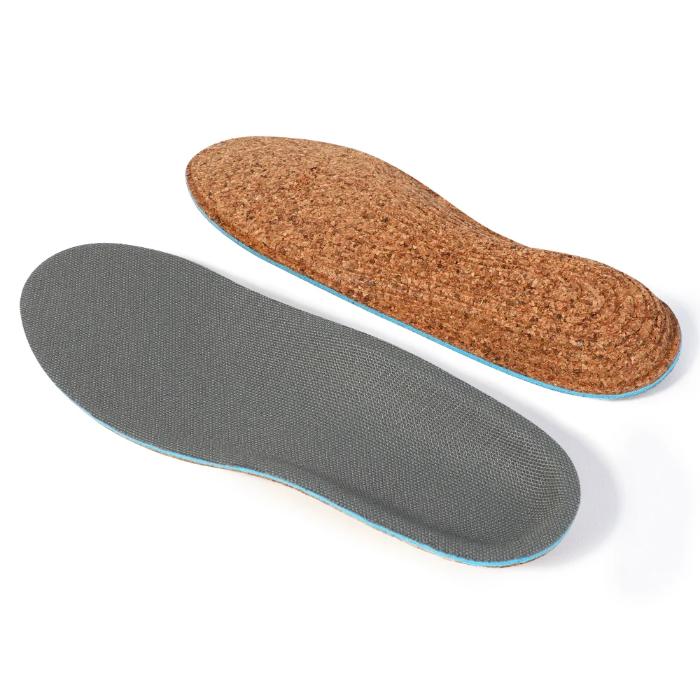 

BANGNIPAD Orthopedic Insoles Cork Correct Flat Feet High Arch Inserts Cushion Eversion X/O Shaped Leg Shoe Pads For Men Women