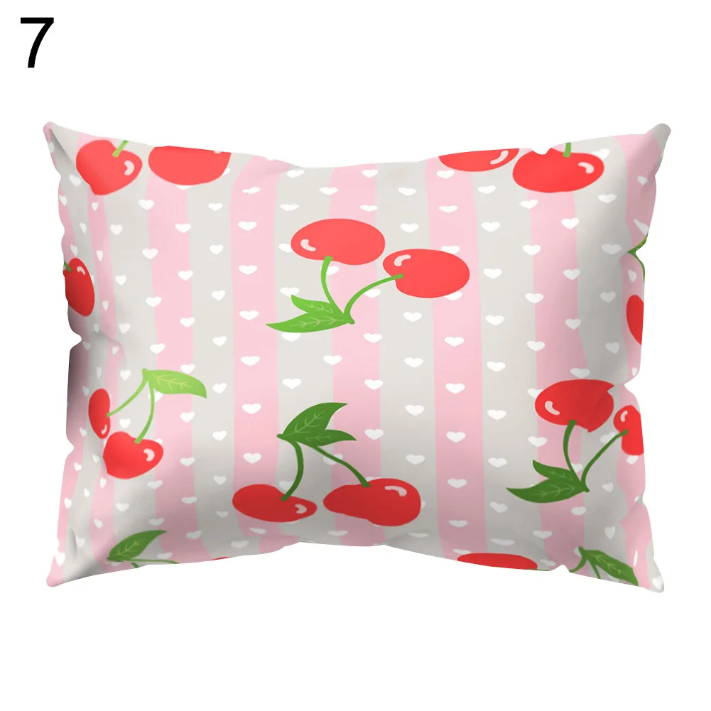 Милый рисунок вишни прямоугольник бросок наволочка домашний Декор автомобиля |