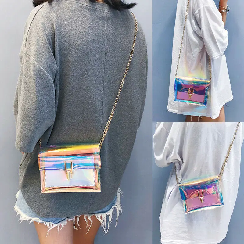 Женская сумка через плечо из ПВХ | Багаж и сумки