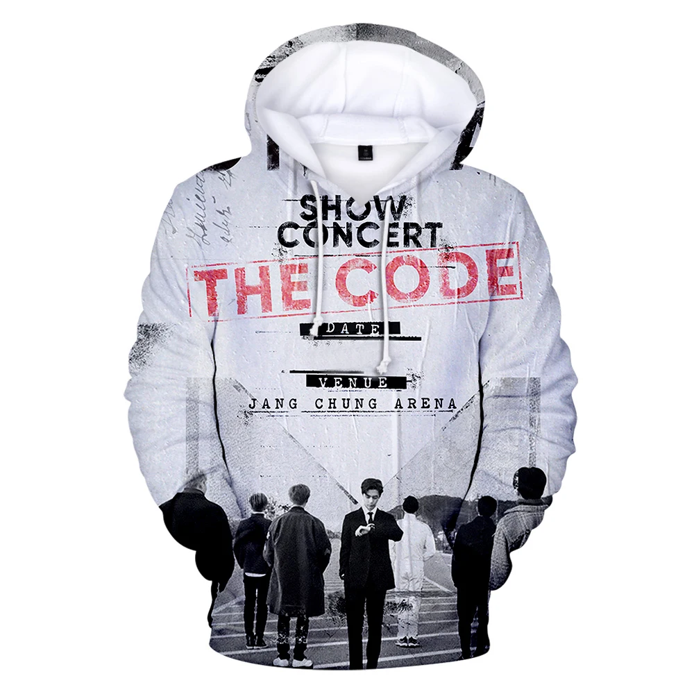 

Толстовка с капюшоном Monsta X для мужчин и женщин, весна-осень 2021