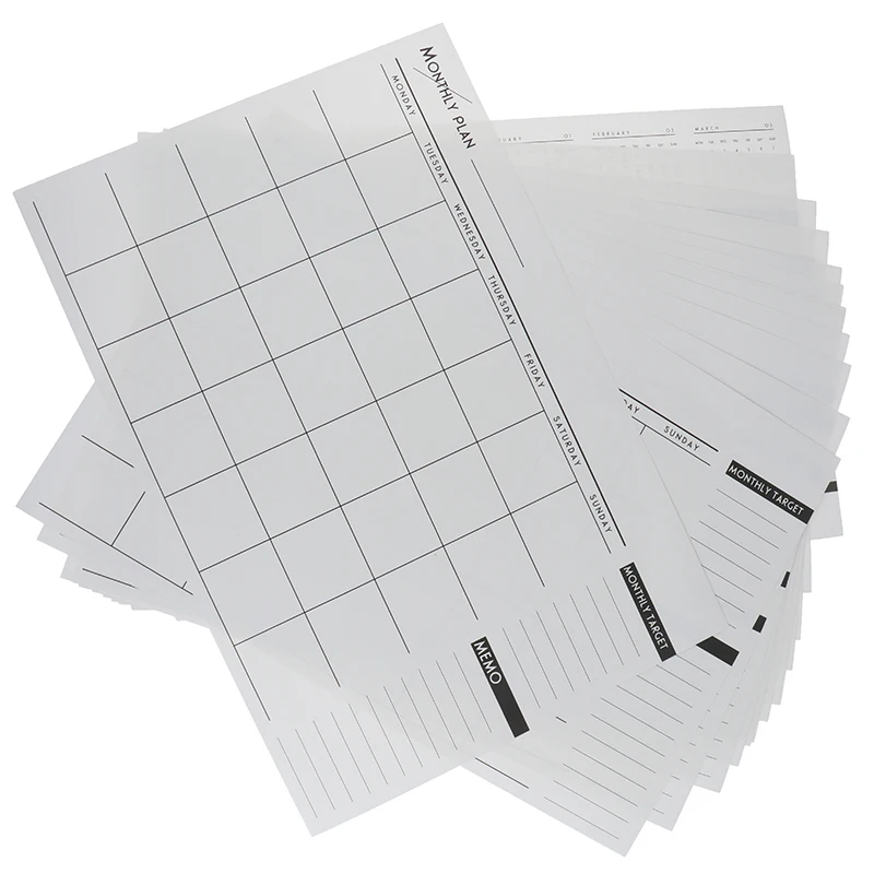 2020 год календарь ежемесячный планер месячный дневник персональный ноутбук