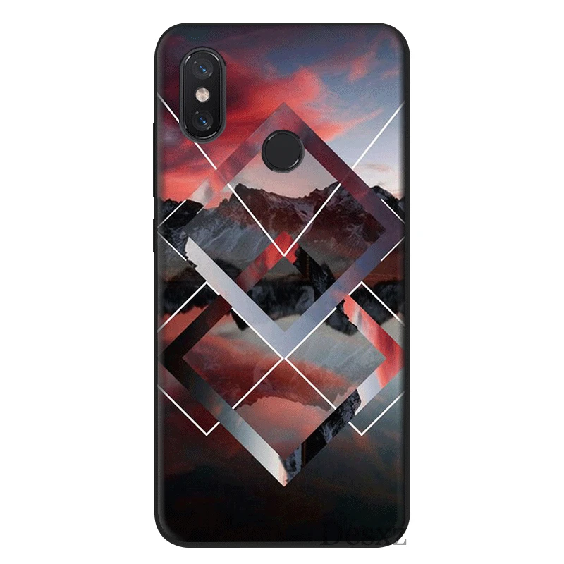Чехол для мобильного телефона из ТПУ Redmi версия 4 4X5 6 7 Pro 5A Prime Cover художественная