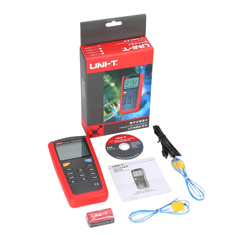 Φ UT321UT325 термометр контактного типа 200 ~ 1375C промышленная температура 2CH