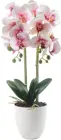 Искусственный цветок фаленопсис Орхидея из латекса с листьями белые орхидеи искусственный цветок для дома Свадебные цветы