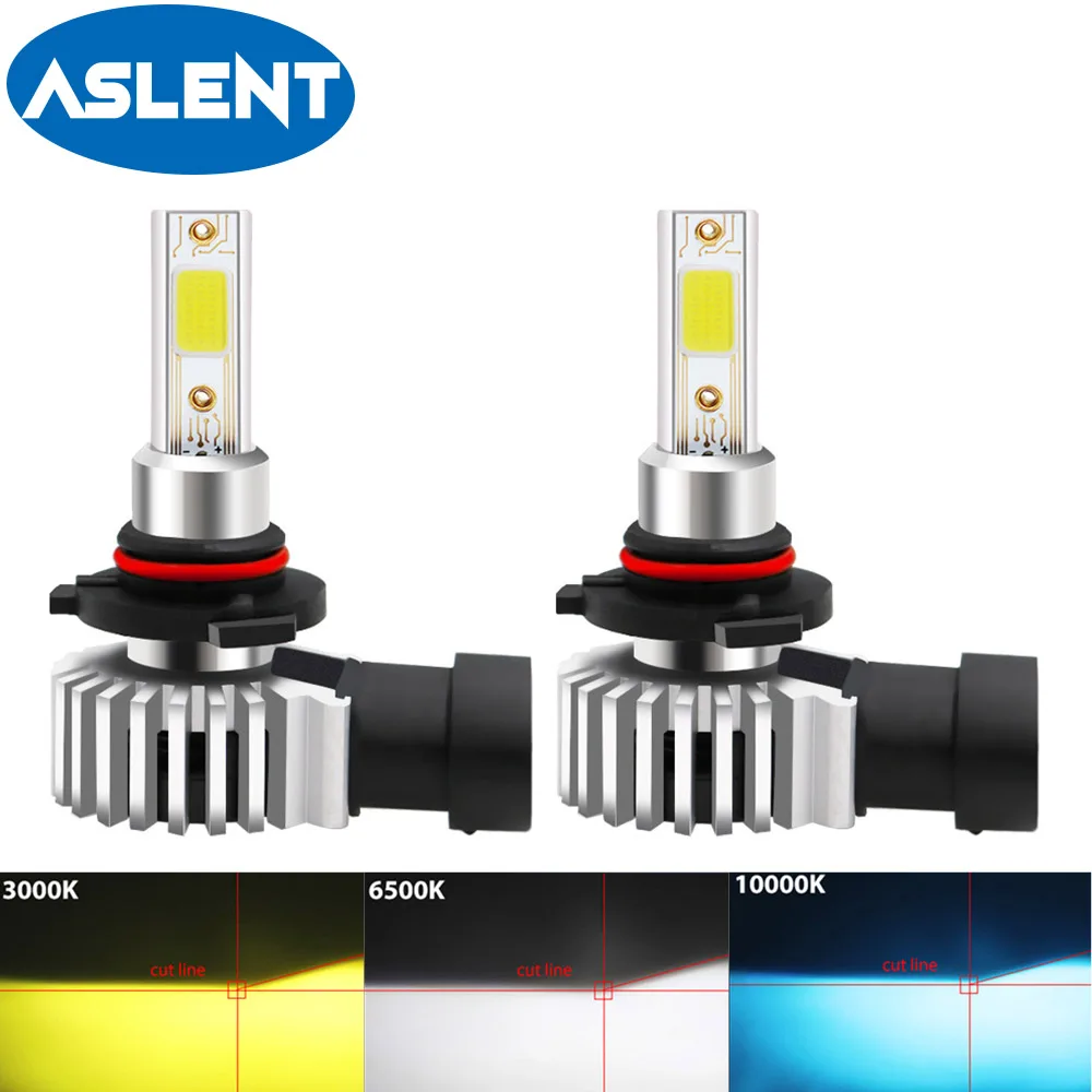 Автомобильный головной светильник лампа светодиодный H7 H1 H3 H4 H11 H8 H9 H27 880 881 туман 12V