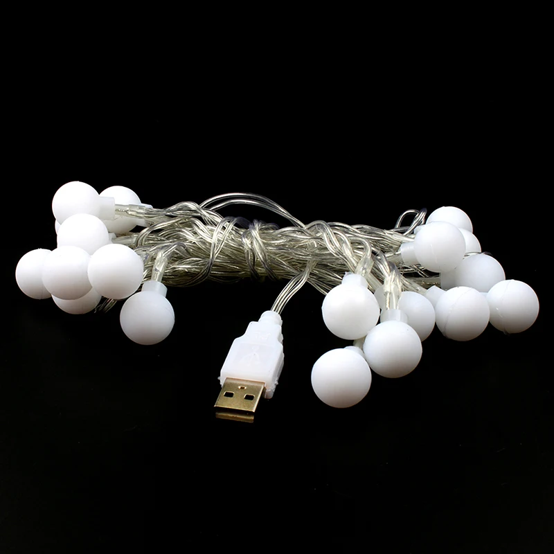USB Powered 10M 80 LED Fairy Ball String Lights Garland Luces For Christmas Tree Wedding Home Indoor Outdoor Decor | Освещение