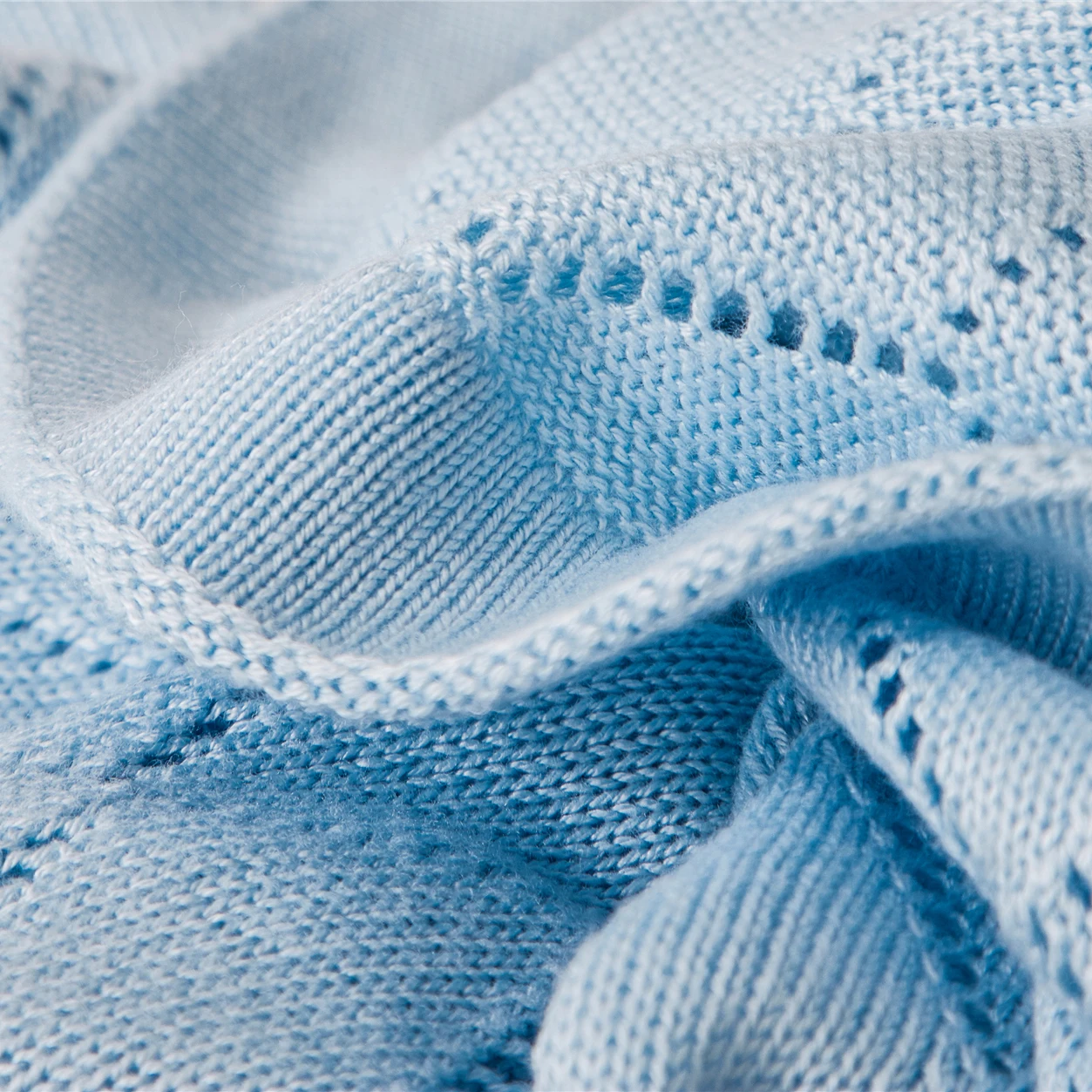 

REGINA Summer Cooling Baby Blanket Knitted Pure Nature Bamboo Plaid Hollow Out Children Quilt Breathable Smooth Kid Wrap Blanket