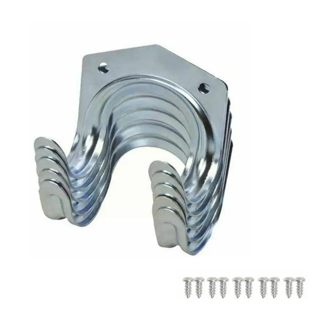 

5 Pcs Tool Hanger Hooks Set Tools Hang Garage Shed Brooms Tools Garden Wall Bracket Z9G0 Hanging For Hanging Shovels, Hooks I6L2