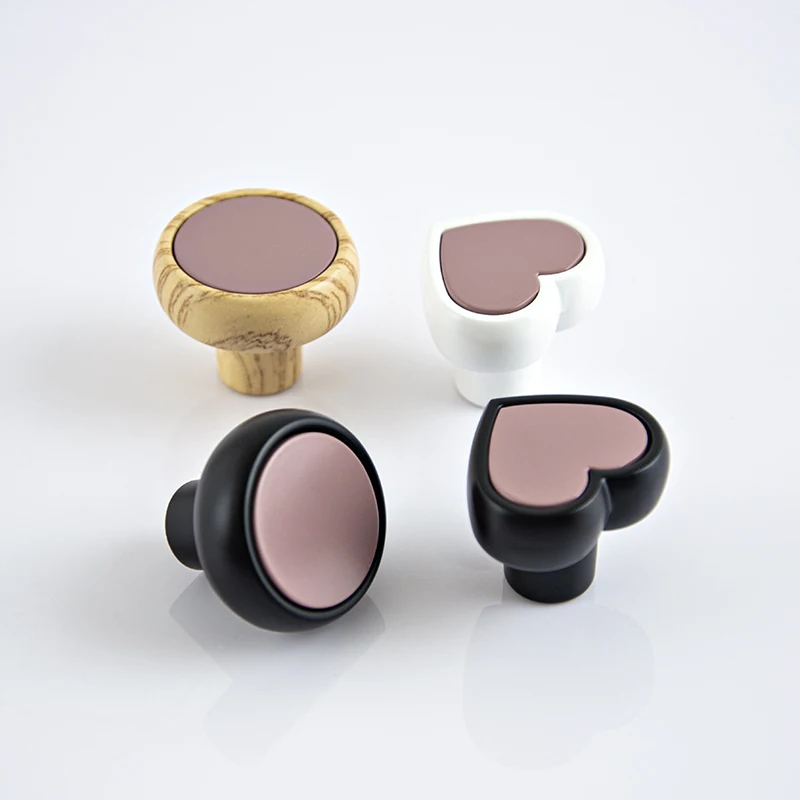 

Heart Shape bathroom hardware home furniture kitchen knobs and Handles for cabinets and drawers