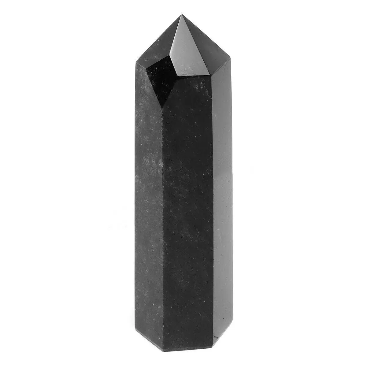 Black Crystal 500 мл, бутылка для воды из натурального кварца, кристалл, камень, обелиск, натуральная энергия, гравий, драгоценный камень, стеклянная чашка, для спорта на открытом воздухе, дома, подарок - Цвет: Black Crystal
