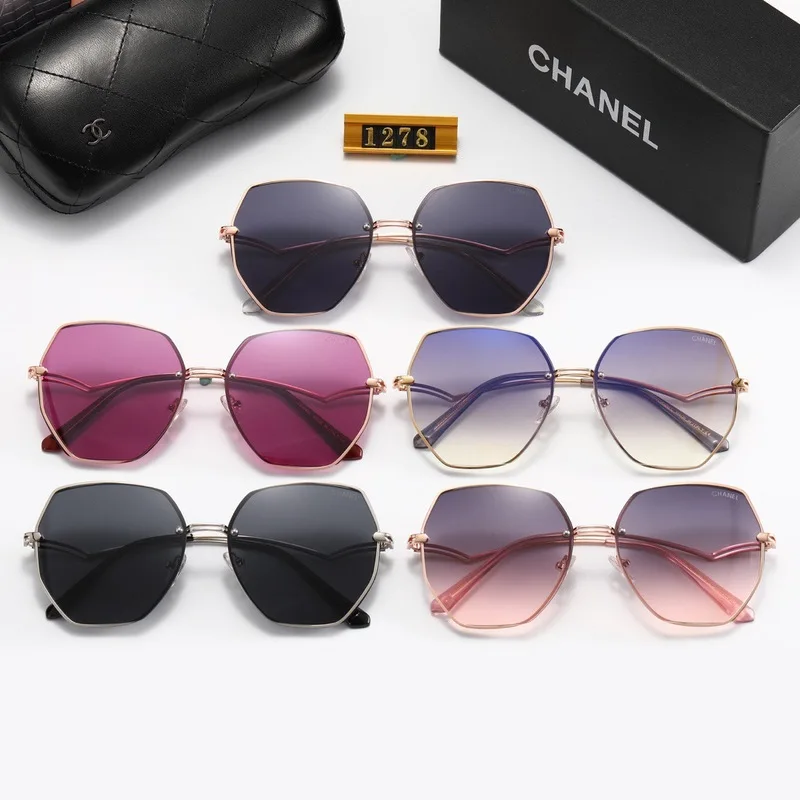 

2021NEW Polygon Sunglasses Men Vintage Metal Frame Sunglasses for Women Luxury Brand Goggle Sun Glasses Ladies