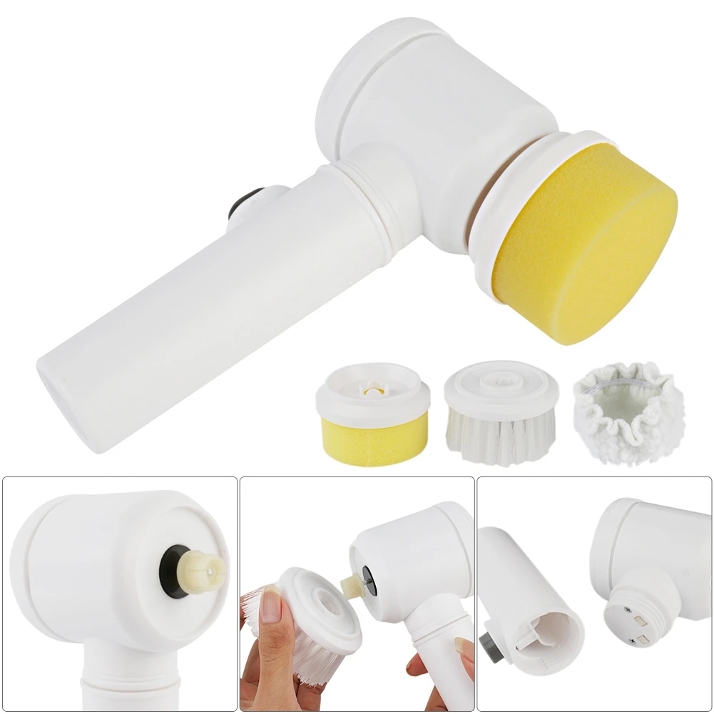 Портативная электрическая щетка для чистки плитки и ванны 5 в 1 кухонные