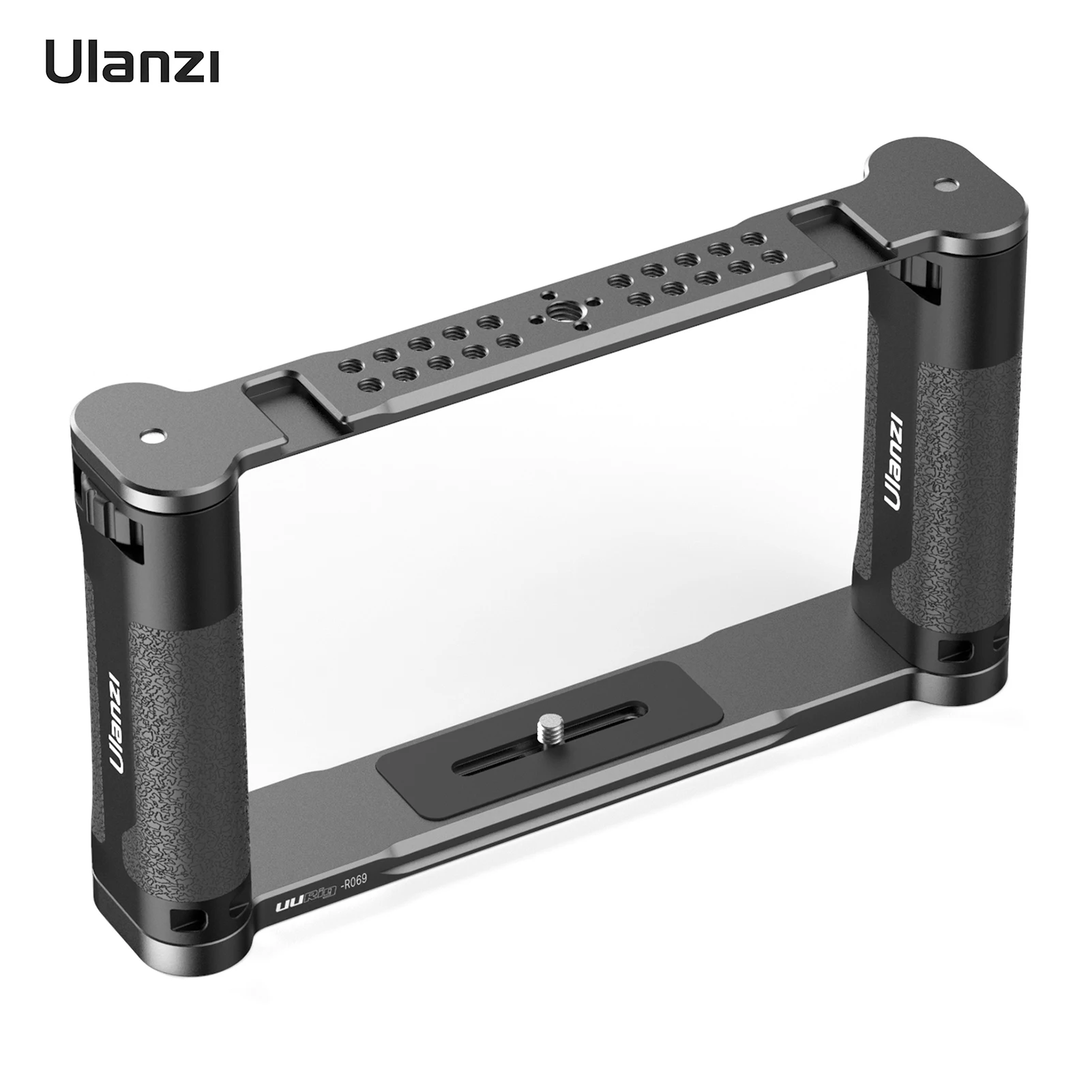 

Универсальный металлический стабилизатор UURig R069 для видеосъемки с двойным креплением для холодного башмака для смартфона ILDC экшн-камеры