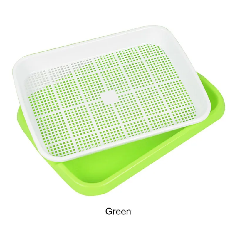 

Hydroponics Seed Germination Tray Seedling Sprout Plate Grow Nursery Pots Vegetable Seedling Pot Plastic Nursery Tray H1