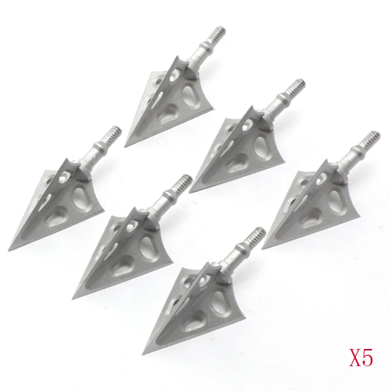 6/9/12 шт. фиксированный наконечник стрелы с 3 лезвиями 100 зерна из нержавеющей стали