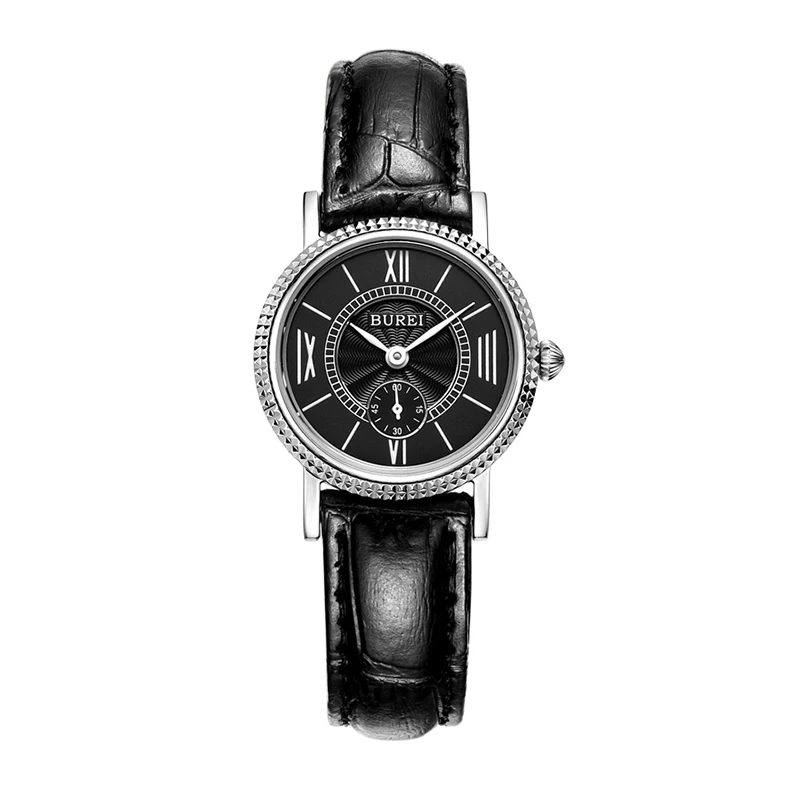BUREI 3015 Switzerland RONDA 1064 наручные часы для женщин люксовый бренд ретро пара кварцевых