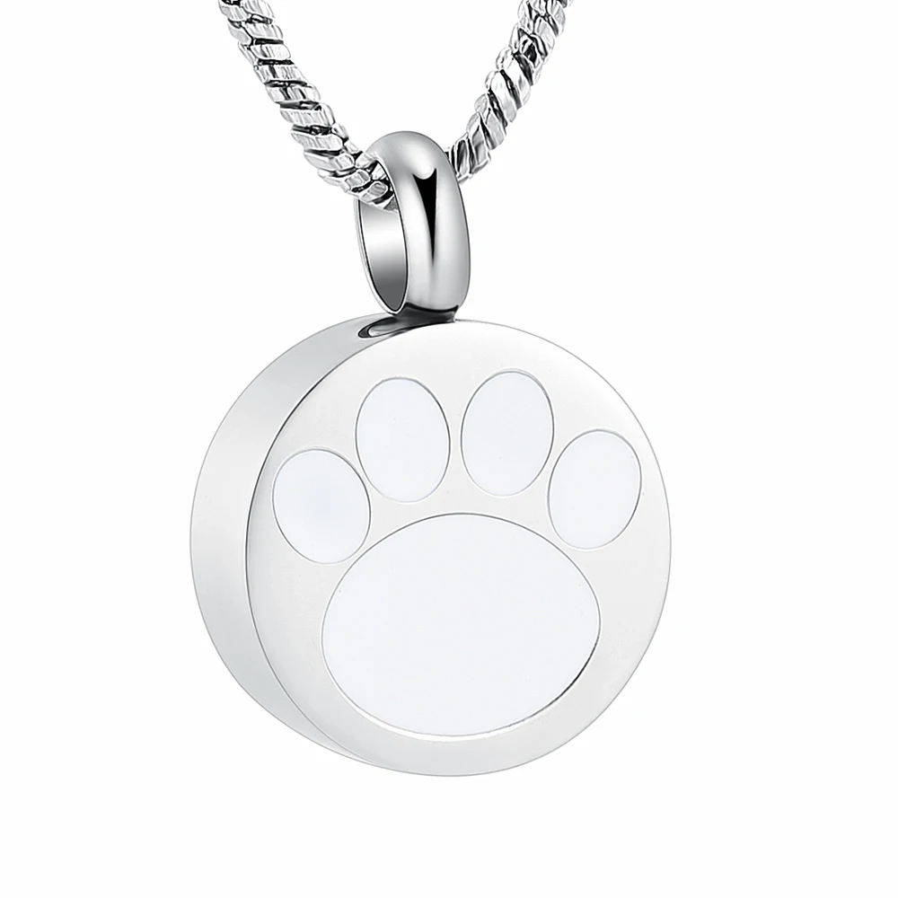 Ювелирные изделия в память о домашних животных украшения для кремации с принтом