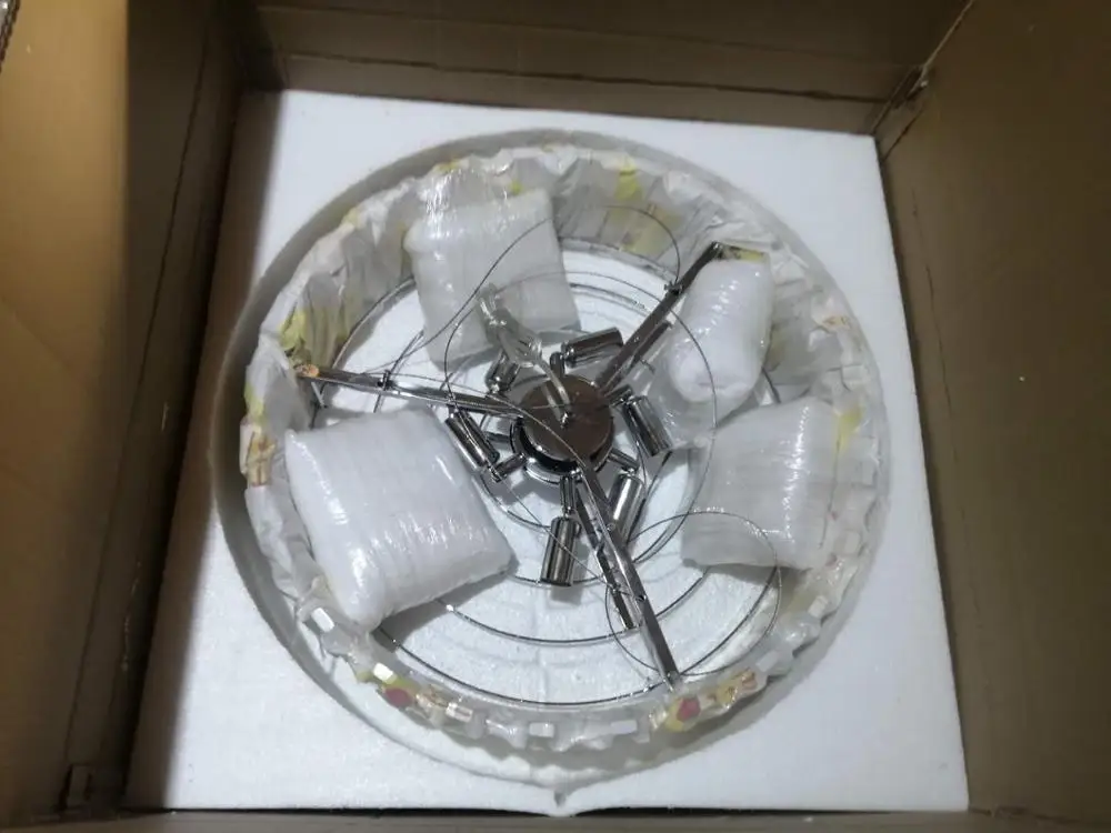 

LED Nordic Stainless Steel Crystal Round Gold LED Light.Pendant Lights.Pendant Lamp.Pendant light For Dinning Room Foyer