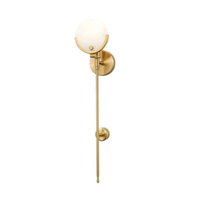 Светильник Светодиодный настенный медный золотистый в стиле ретро h620мм | Лампы и