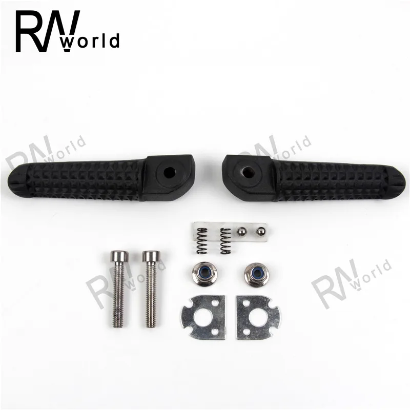 Задняя подставка для ног мотоцикла кронштейн Yamaha YZF R1 YZFR1 2004-2008 черный серебристый