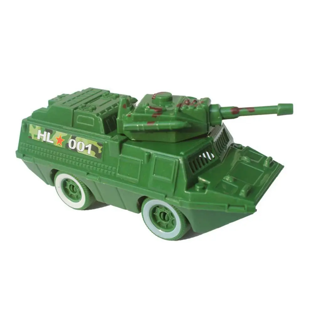 

2Pcs Military Armored Vehicle Car Tank Model Toy Miniature Landscape Accessory