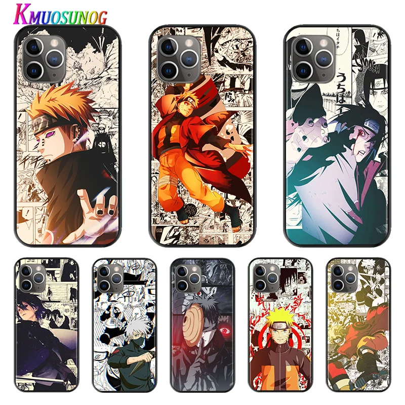 

Hot Anime Cartoons NARUTO For Apple iPhone 12 11 XS Pro Max Mini XR X 8 7 6 6S Plus 5 SE 2020 Phone Case
